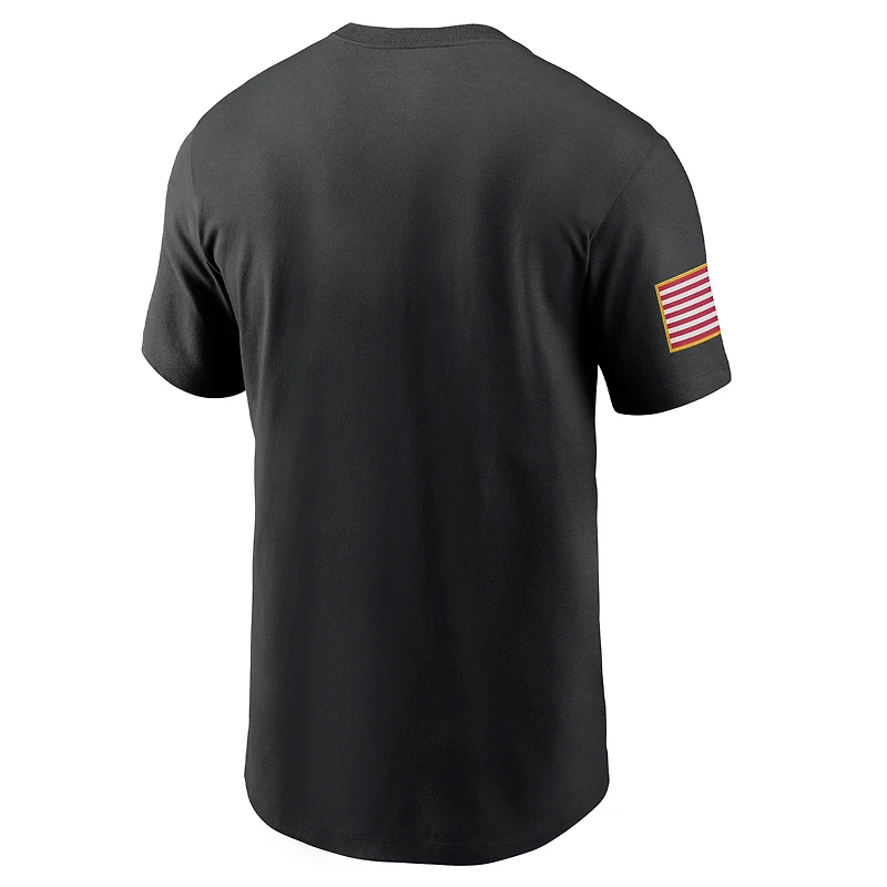 Men's Nike Black Iowa State Cyclones 2025 Military Appreciation Dri-FIT T-Shirt