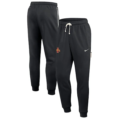 Men's Nike Black Iowa State Cyclones 2025 Sideline Standard Issue Dri-FIT Taper Sweatpants