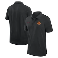 Polo Nike Performance noir pour homme des Cyclones de l'Iowa State