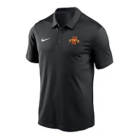 Polo Nike Victory Solid Performance noir pour homme des Cyclones de l'Iowa State