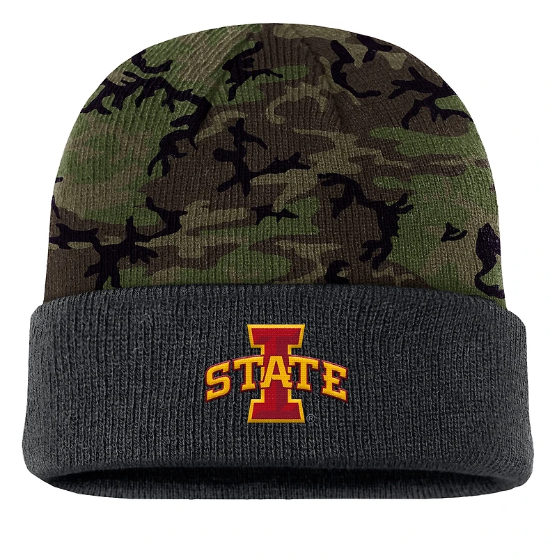 Men's Nike  Camo Iowa State Cyclones Military Appreciation Cuffed Knit Hat