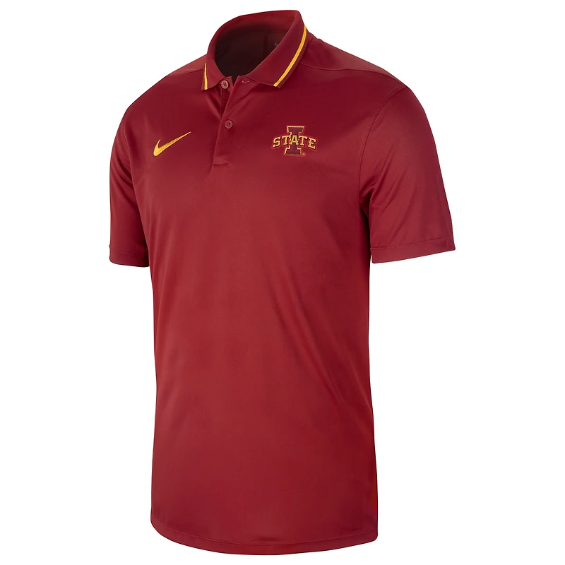 Polo Performance Entraîneurs Sideline Cardinal Iowa State Cyclones 2023 Nike Homme