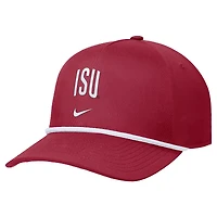 Casquette ajustable Nike Cardinal Iowa State Cyclones Rise pour homme