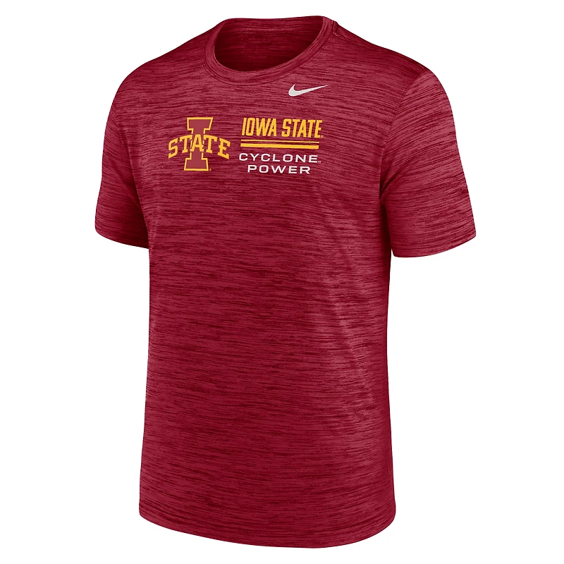 Men's Nike Cardinal Iowa State Cyclones Velocity Dri-FIT T-Shirt