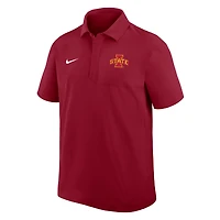 Polo tissé Nike Cardinal Iowa State Cyclones pour homme