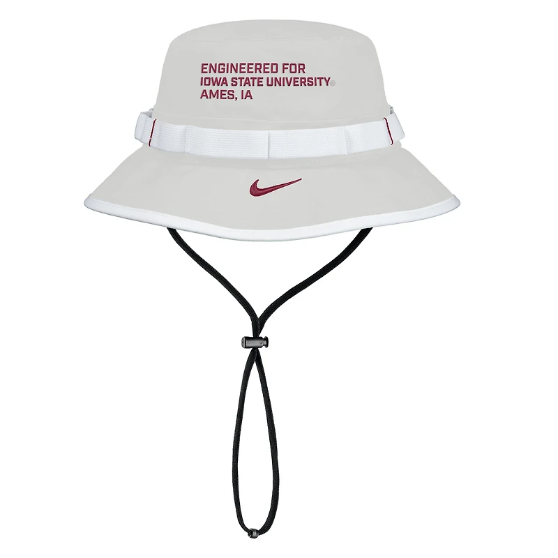 Bob Nike gris Iowa State Cyclones 2025 On-Field Boonie Performance pour homme