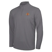 Pull Nike gris Iowa State Cyclones Intensity Performance à quart de zip pour homme