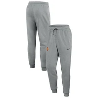Men's Nike Heather Gray Iowa State Cyclones Basketball Practice Dri-FIT Taper Sweatpants
