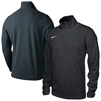Men's Nike Iowa State Cyclones Blackout Training Dri-FIT Quarter-Zip Pullover