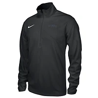 Men's Nike Iowa State Cyclones Blackout Training Dri-FIT Quarter-Zip Pullover