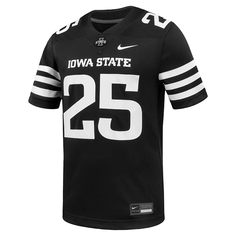 Men's Nike #1 Black Iowa State Cyclones Untouchable Replica Game Jersey