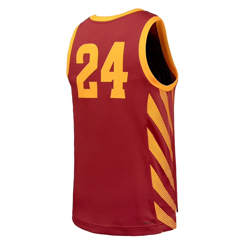 Maillot de basketball réplique Nike n° 25 or des Iowa State Cyclones pour homme