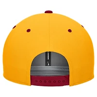 Casquette Snapback Nike Iowa State Cyclones Pro Performance pour homme, blanche/dorée