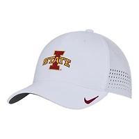 Men's Nike White Iowa State Cyclones 2025 On-Field Performance Flex Hat