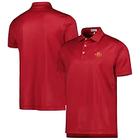 Polo en jersey pour homme Peter Millar Cardinal Iowa State Cyclones Dolly Performance