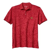 Polo Tommy Bahama Cardinal Iowa State Cyclones IslandZone Wild Hibiscus Tri-Blend pour homme