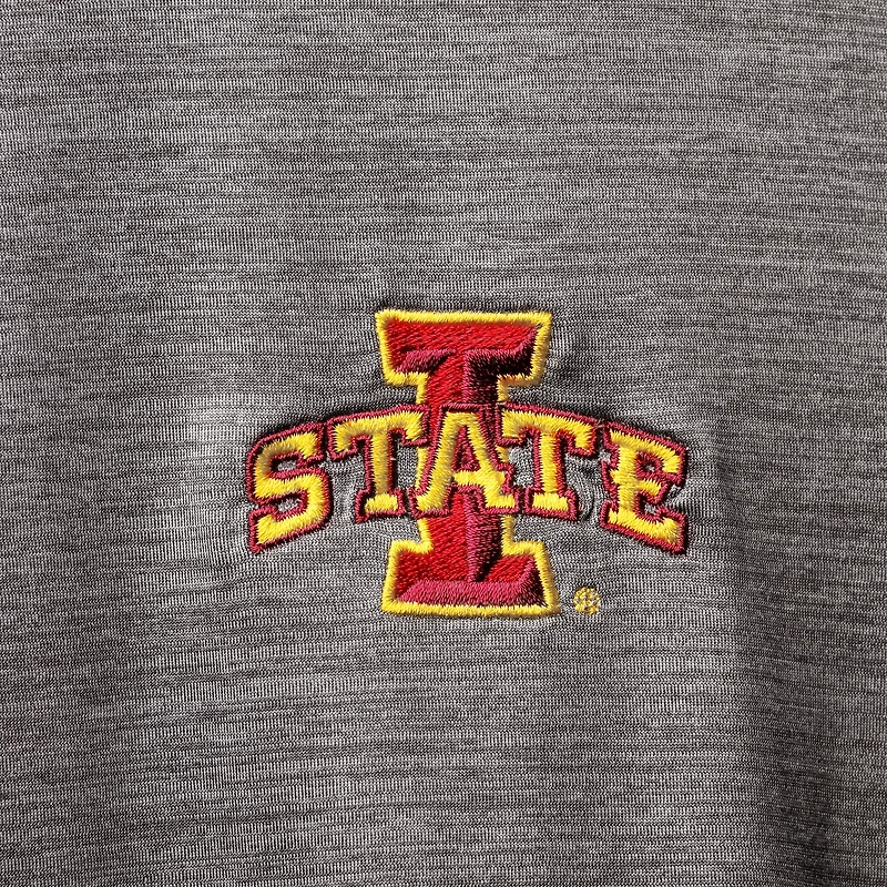 Polo Tommy Bahama Gris Iowa State Cyclones Delray IslandZone pour homme