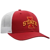 Men's Top of the World Cardinal/White Iowa State Cyclones Trucker Snapback Hat