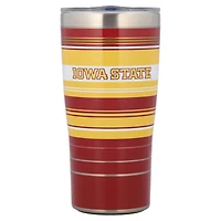 Tervis Iowa State Cyclones 20oz. Gobelet en acier inoxydable à rayures Hype