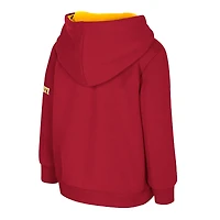 Toddler Colosseum  Cardinal Iowa State Cyclones Big Logo Volume Fleece Pullover Hoodie