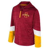 Coupe-vent zippé à 1/4 pour tout-petits Colosseum Cardinal Iowa State Cyclones Rylos
