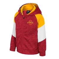 Toddler Colosseum Cardinal Iowa State Cyclones Spirit Hollow Full-Zip Hoodie