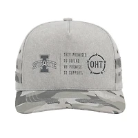 Unisex Colosseum  Gray Iowa State Cyclones OHT Squad Podium Adjustable Hat