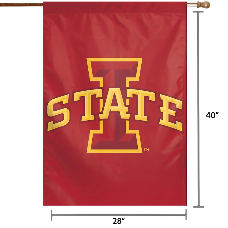 WinCraft Iowa State Cyclones 28" x 40" Big Logo Single-Sided Vertical Banner
