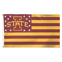 WinCraft Iowa State Cyclones 3' x 5' Single-Sided Deluxe Patriotic Stars & Stripes Flag