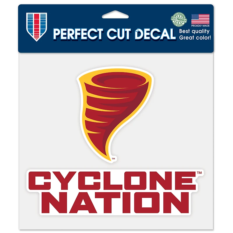 WinCraft  Iowa State Cyclones 8" x 8" Color Car Decal