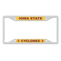 Cadre de plaque d'immatriculation WinCraft Iowa State Cyclones