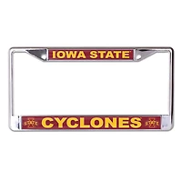 Cadre de plaque d'immatriculation en métal WinCraft Iowa State Cyclones S/L