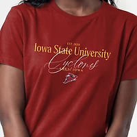 Women's Champion  Cardinal Iowa State Cyclones Lifestyle T-Shirt