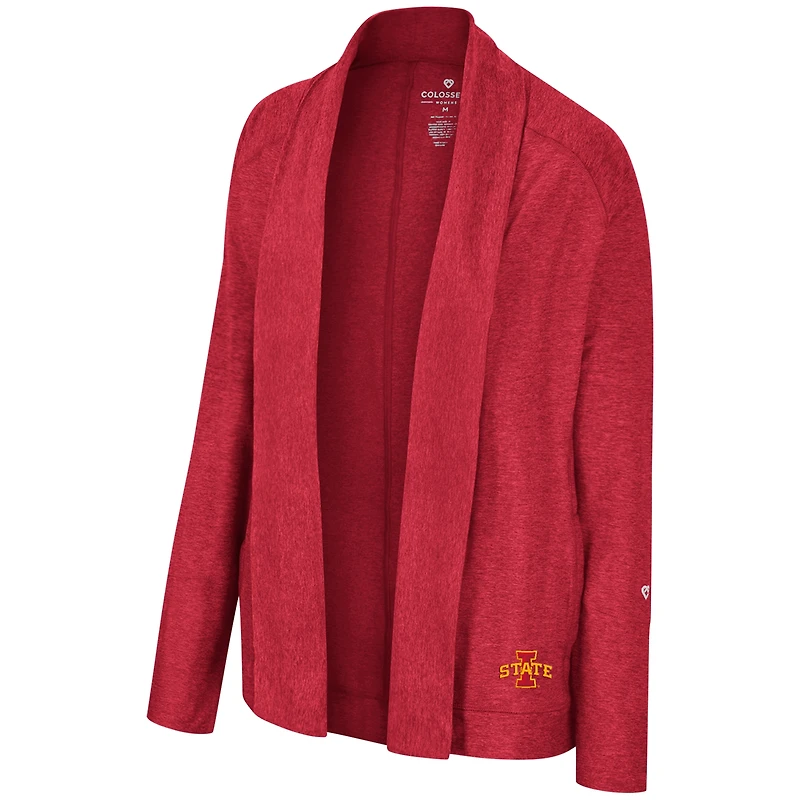 Pull cardigan Colosseum Cardinal Iowa State Cyclones Morningside pour femmes