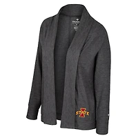 Women's Colosseum  Charcoal Iowa State Cyclones Dash Cardigan