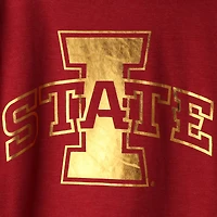 Colosseum Crimson Iowa State Cyclones Trey Dolman T-shirt à manches longues pour femme