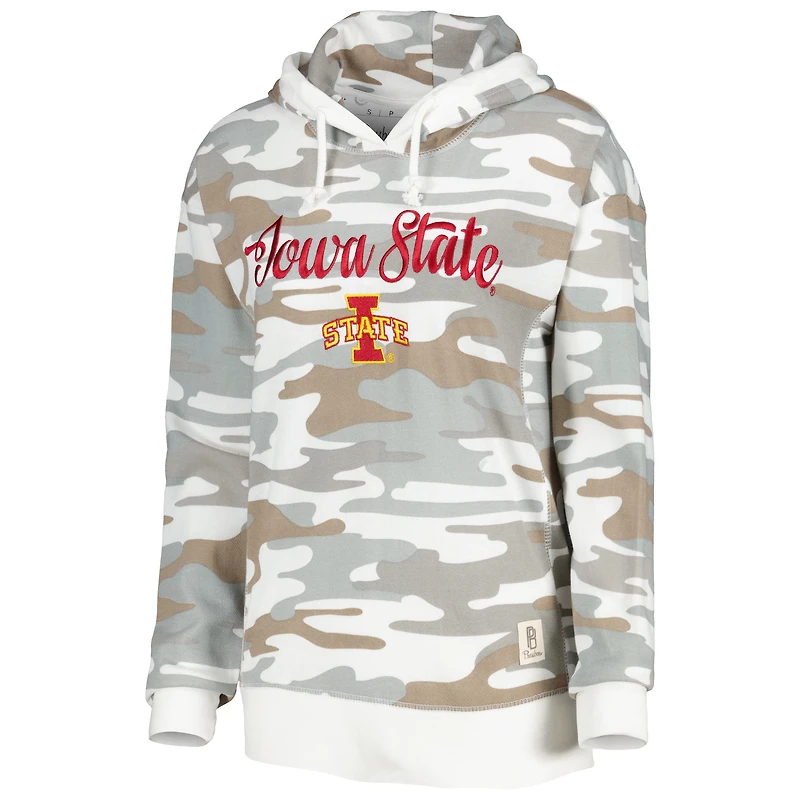 Sweat à capuche Pressbox Camo Iowa State Cyclones San Pablo pour femme