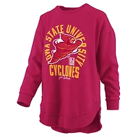 Women's Pressbox  Cardinal Iowa State Cyclones Blitz Long Sleeve T-Shirt