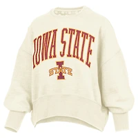 Sweat-shirt ras du cou surdimensionné pour femme, coupe naturelle, des Cyclones de l'État l'Iowa