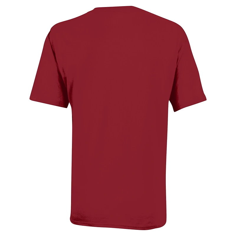 Champion de la jeunesse Cardinal Iowa State Cyclones Arch Over Logo T-Shirt