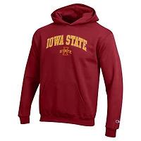 Sweat à capuche du campus des Cardinals Iowa State Cyclones, champion de la jeunesse