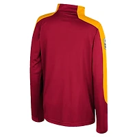 Youth Colosseum  Cardinal Iowa State Cyclones OHT Military Appreciation Cyclone Quarter-Zip Windshirt