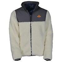 Youth Garb Charcoal Iowa State Cyclones Full-Zip Teddy Sherpa Jacket