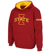 Stade des jeunes Athletic Cardinal Iowa State Cyclones Big Logo Sweat à capuche épais