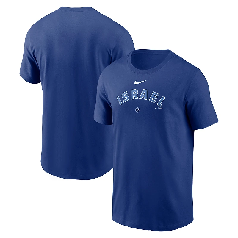 Men's Nike Royal Israel Baseball 2026 World Classic Wordmark T-Shirt