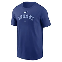 T-shirt Nike Royal Israel Baseball 2026 World Classic pour homme