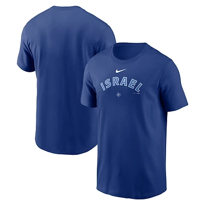 Men's Nike Royal Israel Baseball 2026 World Classic Wordmark T-Shirt