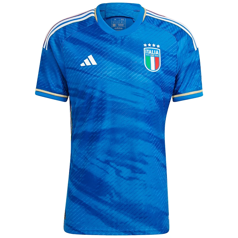 Men's adidas Blue Italy National Team 2023/24 Home - Authentic Custom Jersey
