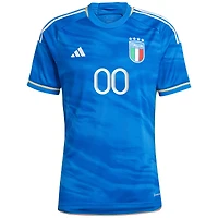 Maillot adidas Équipe nationale d'Italie 2023/24 domicile bleu pour homme - personnalisé réplique