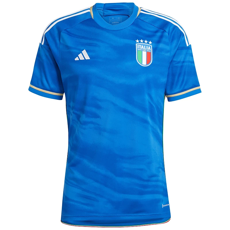 Maillot domicile réplique adidas bleu de l'équipe nationale d'Italie 2023/24 pour hommes